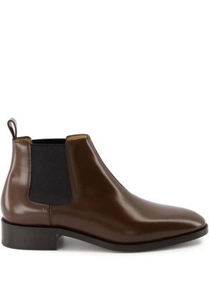 Valentino Garavani Pas Des Dieux calfskin chelsea boots - Brown