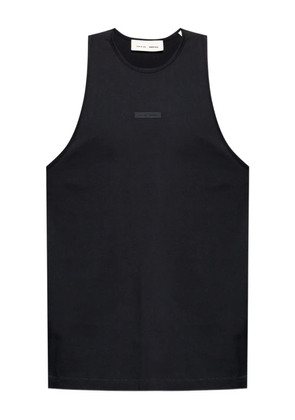 FEAR OF GOD ESSENTIALS logo-plaque tank top - Black
