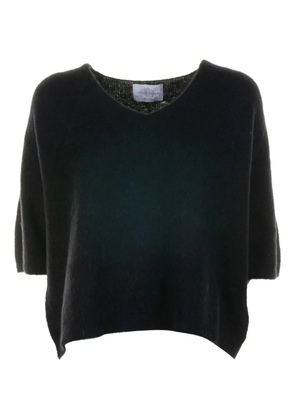 cinque V-neck T-shirt - Black