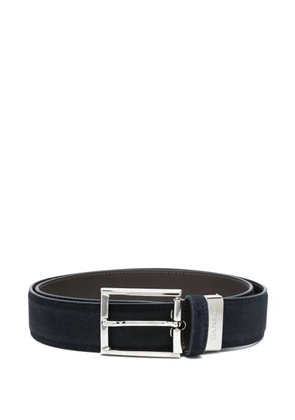 Canali suede belt - Blue