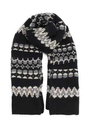 Barena patterned scarf - Black