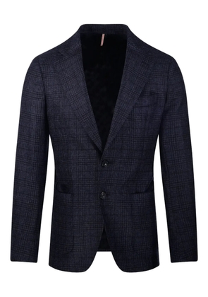 Santaniello houndstooth-pattern blazer - Blue
