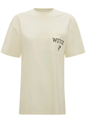 JW Anderson graphic-print cotton T-Shirt - Neutrals