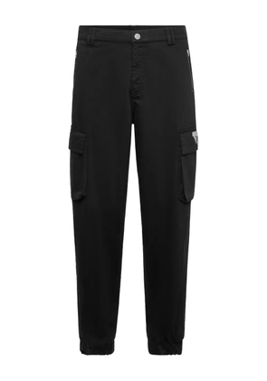 Philipp Plein Greatness embroidered cargo trousers - Black