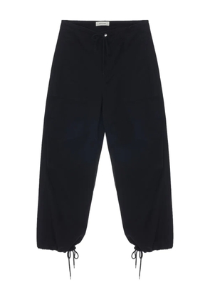 ENTIRE STUDIOS Barren drawstring-waist cargo trousers - Black