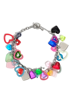 Bimba y Lola heart-charm necklace - Silver