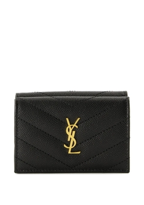Saint Laurent Monogram leather wallet - Black