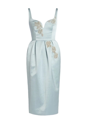 ERDEM embellished midi dress - Blue