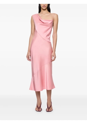 Paris Georgia Minka cowl-neck slip midi dress - Pink
