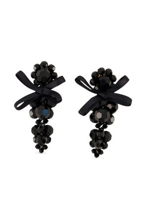 Simone Rocha Petite bow earrings - Black
