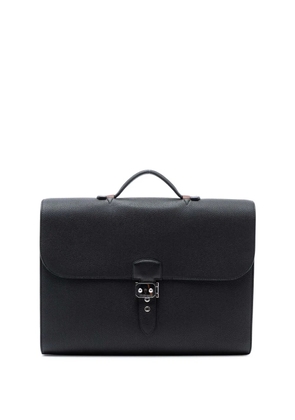 Hermès Pre-Owned 2015 Togo and Swift Sac A Depeches Verso 38 business bag - Black