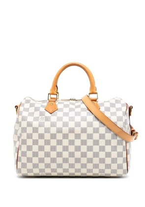 Louis Vuitton Pre-Owned 2017 Damier Azur Speedy Bandouliere 30 satchel - White