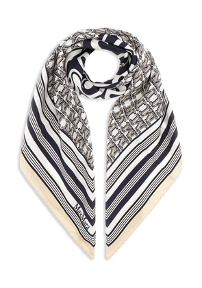 Max Mara printed silk foulard - Blue