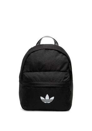 adidas logo-print small backpack - Black