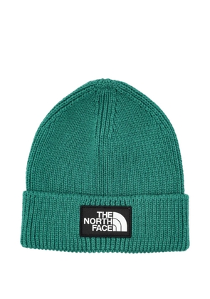 The North Face logo-patch knitted beanies - Green