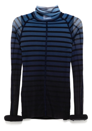 Jean Paul Gaultier 3D striped top - Blue
