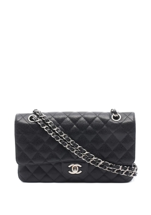 CHANEL Pre-Owned 2009-2010 Double Flap matelassé shoulder bag - Black