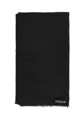 Denis Colomb fringed ring shawl scarf - Black