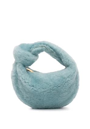 Bottega Veneta Pre-Owned 2012-2025 Mini Shearling Jodie hobo bag - Blue