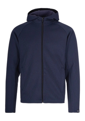 Colmar zip-up knitted hoodie - Blue