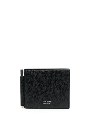 TOM FORD bi-fold leather cardholder - Black