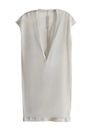 Rick Owens plunge-neck sleeveless tank top - White