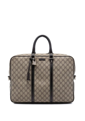Gucci Pre-Owned 2016-2025 GG Supreme business bag - Brown