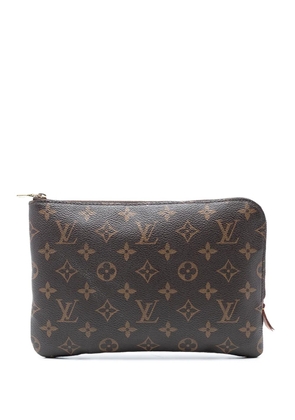 Louis Vuitton Pre-Owned 2018 Monogram Etui Voyageur PM clutch bag - Brown