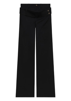 Courrèges double belt jeans - Black