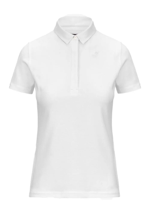 K-Way Amedea logo-embroidered polo shirt - White