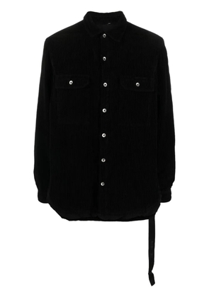 Rick Owens DRKSHDW corduroy cotton shirt jacket - Black