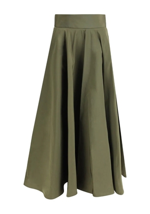 Sara Roka high-waisted flared skirt - Green