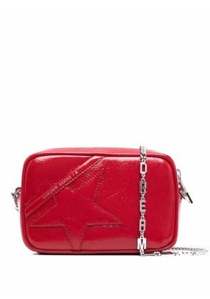Golden Goose Star high-shine crossbody bag - Black