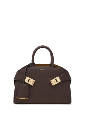 Ferragamo small Hug tote bag - Brown