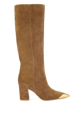 Kurt Geiger London 80mm Regent cap knee-high boots - Brown