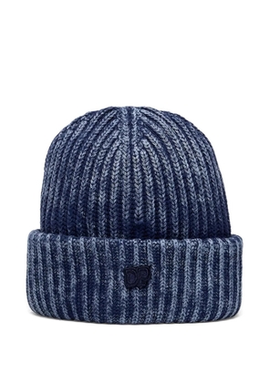 Daily Paper ribbed beanie hat - Blue