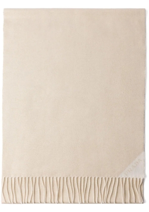 Prada Sand silk blend scarf - Neutrals