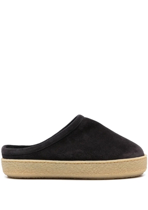 ISABEL MARANT Fozee suede flatform mules - Black