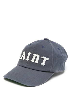 SAINT MXXXXXX logo-patch cap - Blue