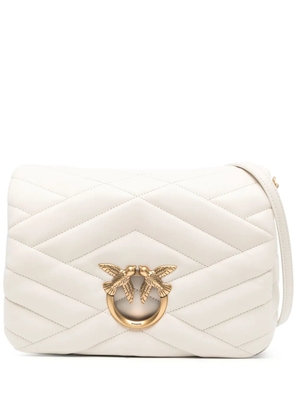 PINKO Classic Love Click Puff shoulder bag - White