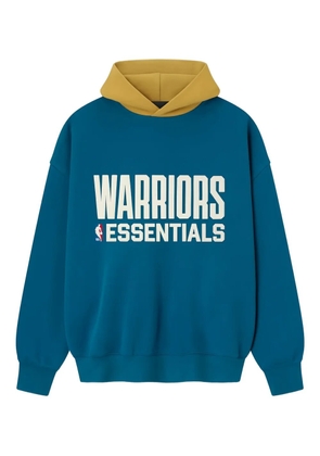 FEAR OF GOD ESSENTIALS graphic hooded sweatshirt - Blue