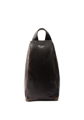 Prada leather backpack - Brown