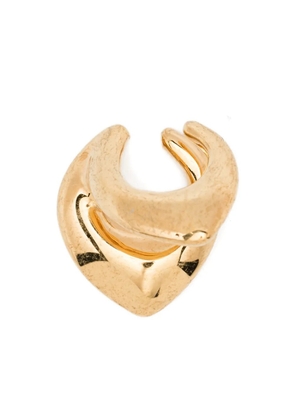 Panconesi Blow Up double-hoop ear cuff - Gold