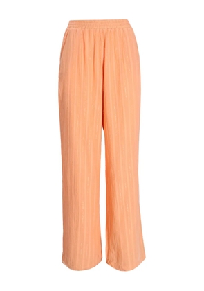 Devotion striped cotton trousers - Orange