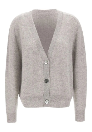 Hemisphere V-neck ribbed cardigan - Grey