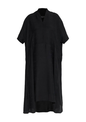 Balenciaga V-neck midi dress - Black