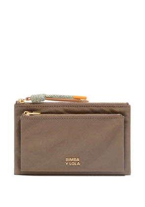 Bimba y Lola logo-detail wallet - Neutrals