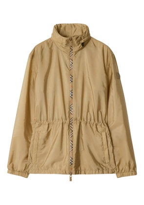 Burberry logo-patch parka - Neutrals