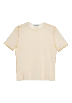 Prada cotton T-shirt - Neutrals