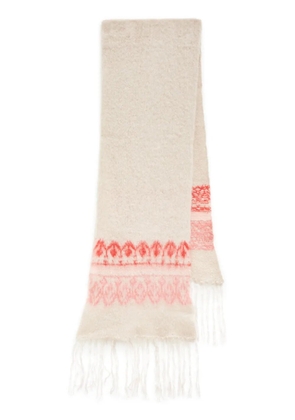 ISABEL MARANT Dayna scarf - Neutrals